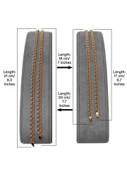 21cm Rose Gold Bismark Bracelet