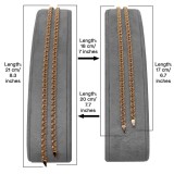 21cm Rose Gold Bismark Bracelet