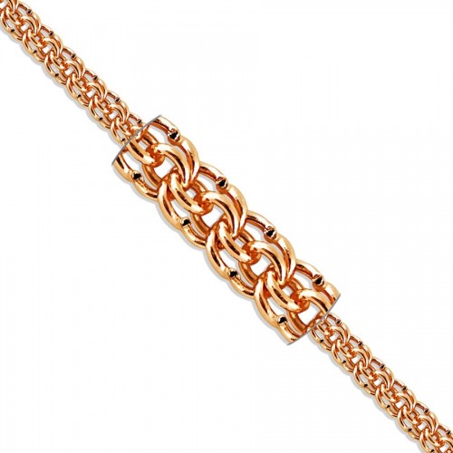 17cm Rose Gold Bismark Bracelet