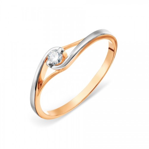 Rose and White Gold 14k...